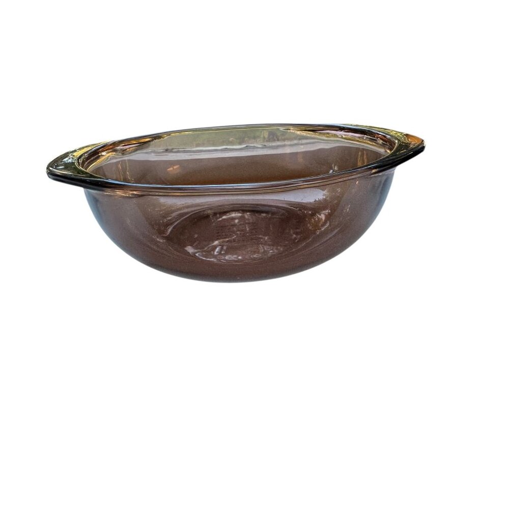 Vintage PYREX 1.5L Oval‎ Casserole Dish – 023-N – Amber Brown Glass